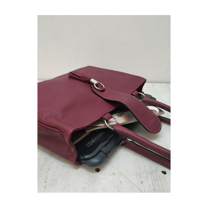 Bordeaux Leather briefcase